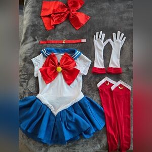 Sailor Moon Costume Red and Blue XS